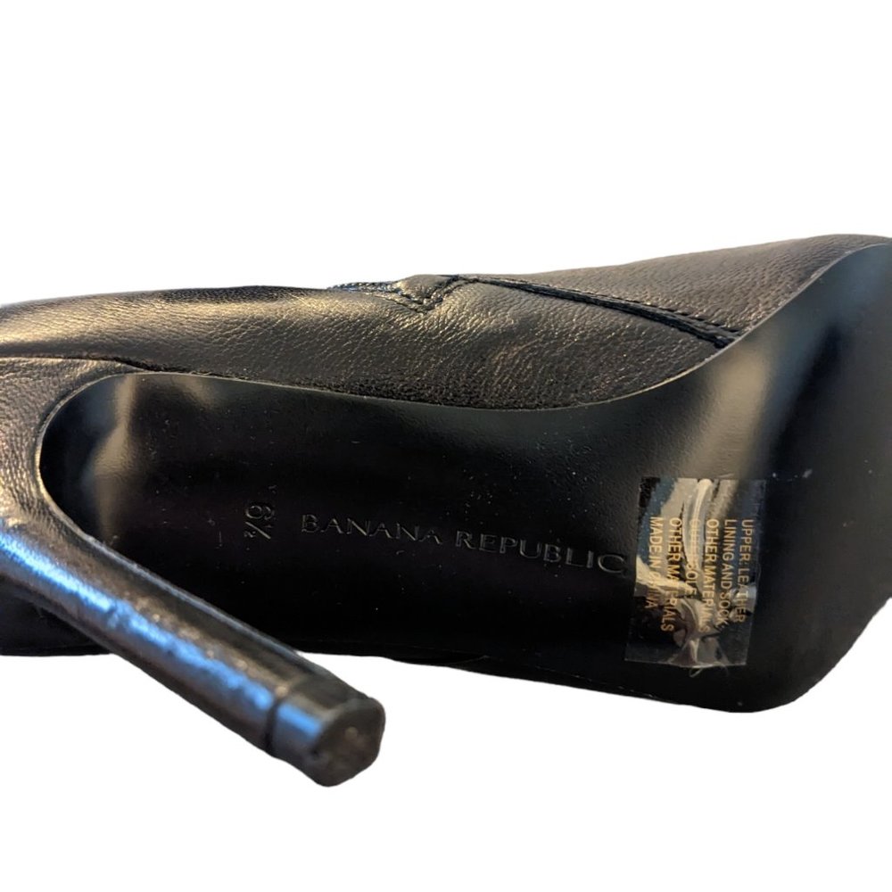 Banana Republic Black Leather Booties - Picture 7 of 7